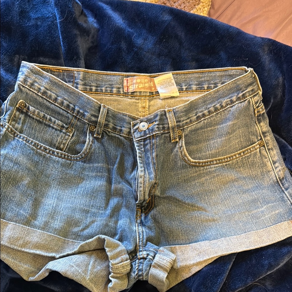 Levi's Women's Blue Denim Shorts